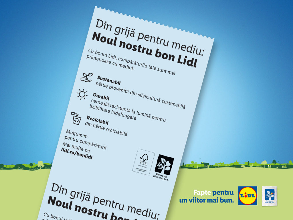 meloen Ham Annoteren Lidl introduces a new environmentally friendly receipt, made from an  innovative thermal paper - Business Review