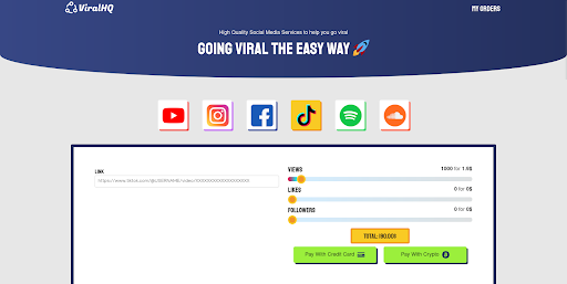 Where to buy TikTok views from ViralHQ.com