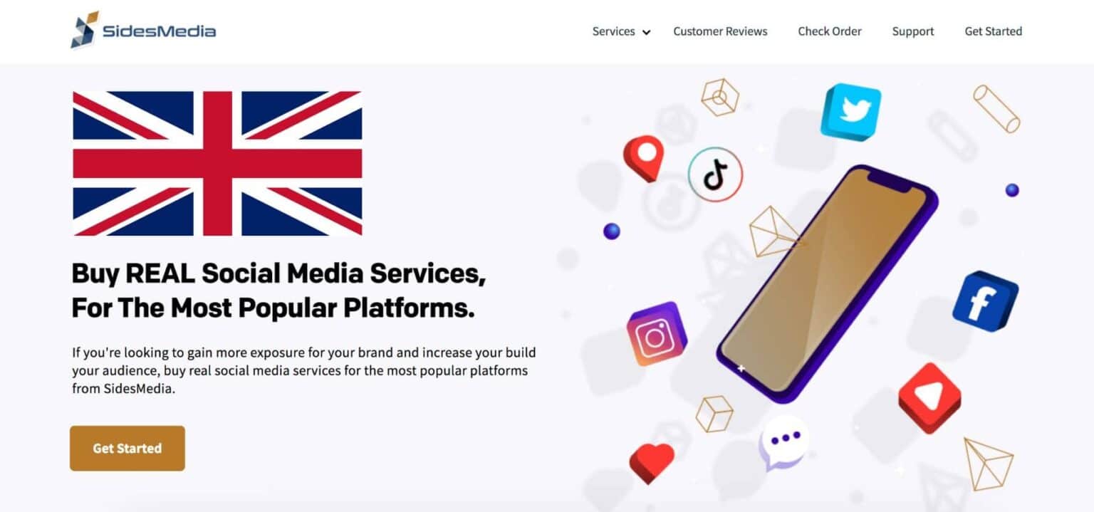 Buy Instagram Followers UK from SidesMedia.com