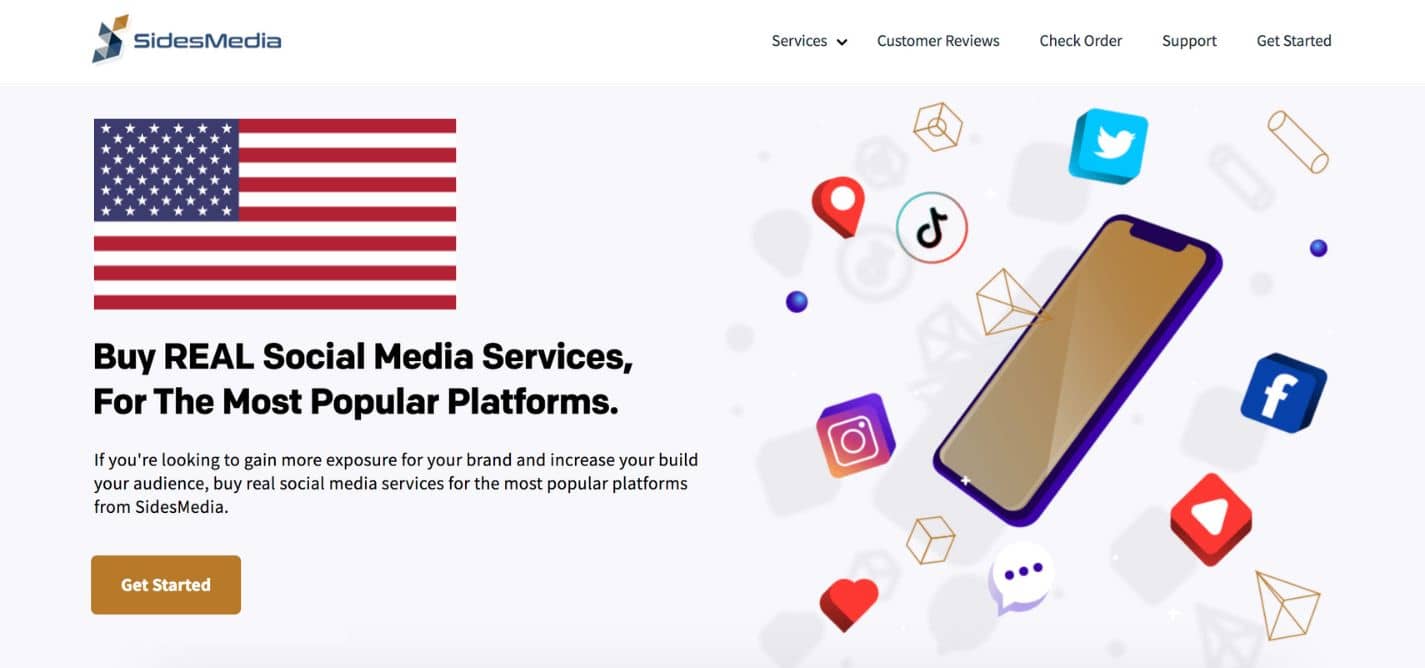 Buy Instagram Followers USA from SidesMedia.com