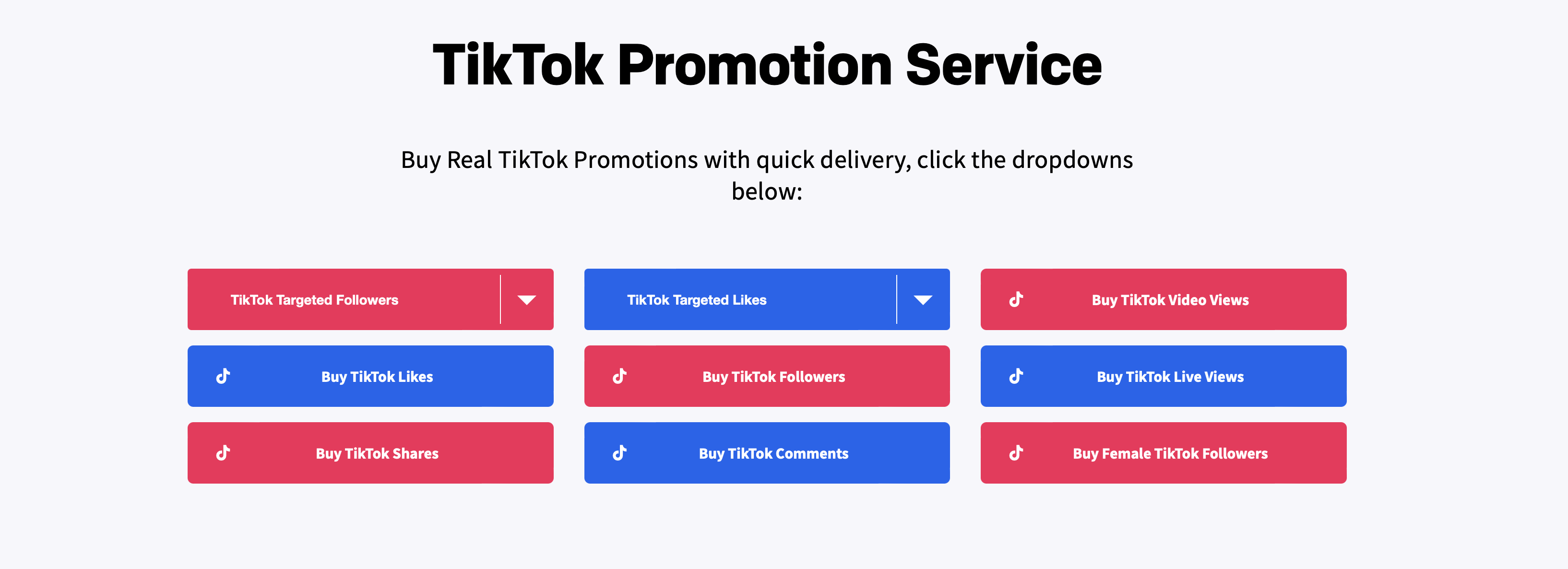 TikTok Growth service