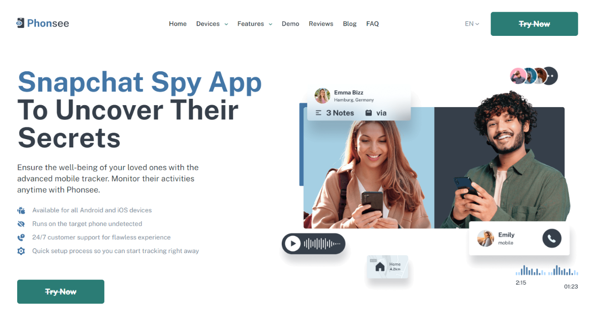 Phonsee Snapchat Hack Spy App