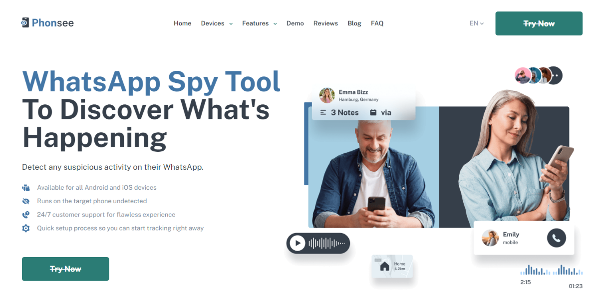 Phonsee WhatsApp Hack Spy Tool