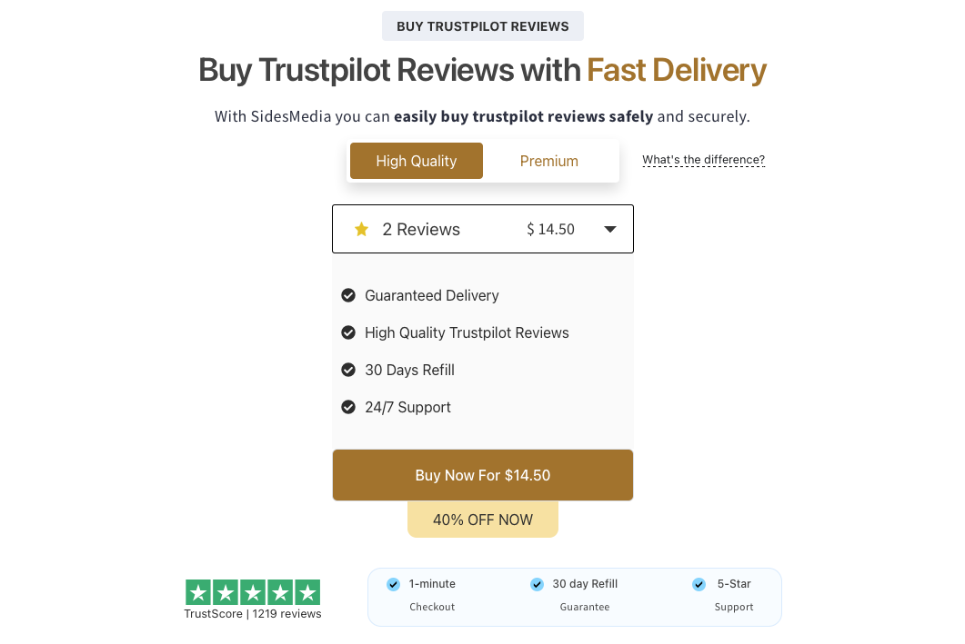 SidesMedia Trustpilot Review